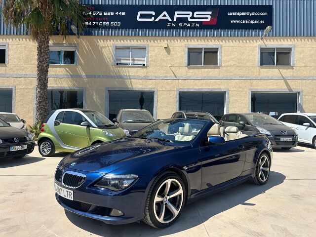 BMW 635D 3.0 CONVERTIBLE AUTO SPANISH RHD IN SPAIN 112000 MILES SUPERB 2008